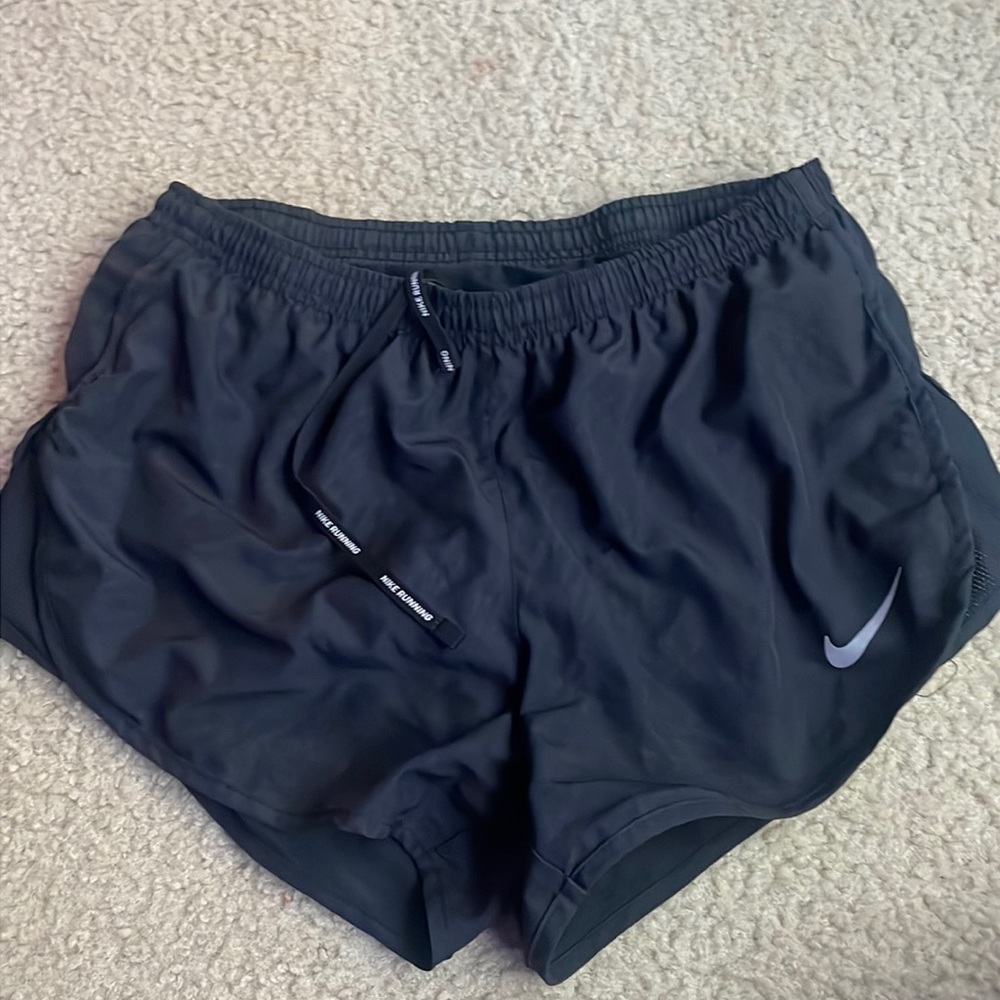 Black nike running shorts Size small
